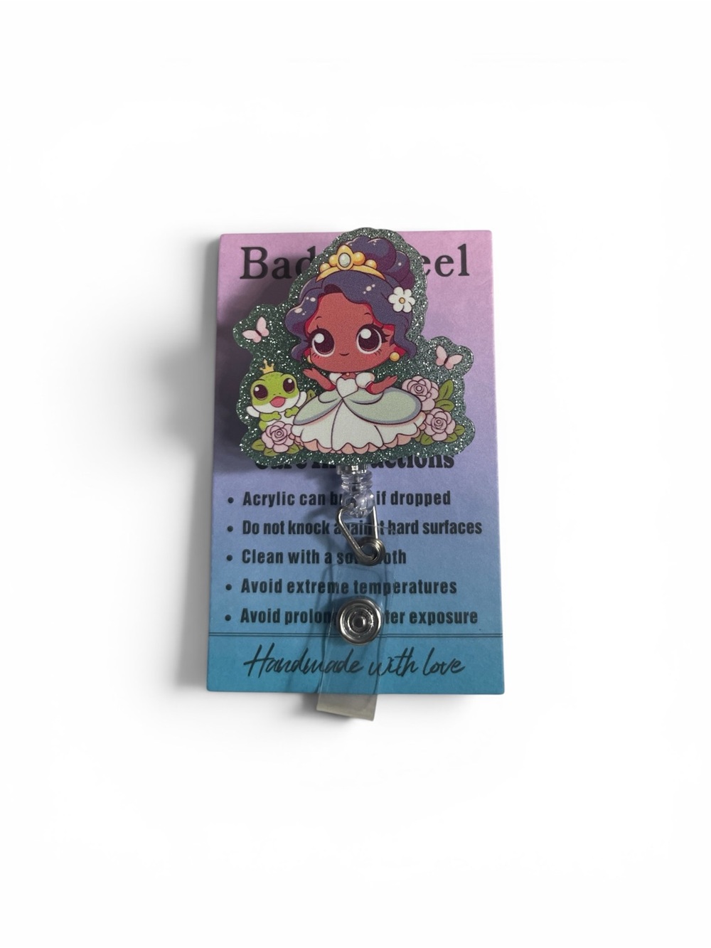 Princess Tiana Baby Badge Reel